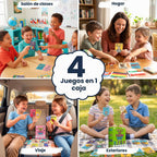 Quokka Juegos de preguntas para niños - 4 Set Mundo, Espacio, Historia y