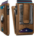 Airtag - Cartera para hombre con clip para dinero, 9 tarjetas, con