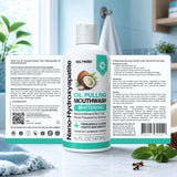 Enjuague bucal blanqueador con nano-hidroxiapatita y oil pulling pa...