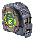 Spec Ops Elite - Cinta métrica resistente, hoja de 1.25 pulgadas