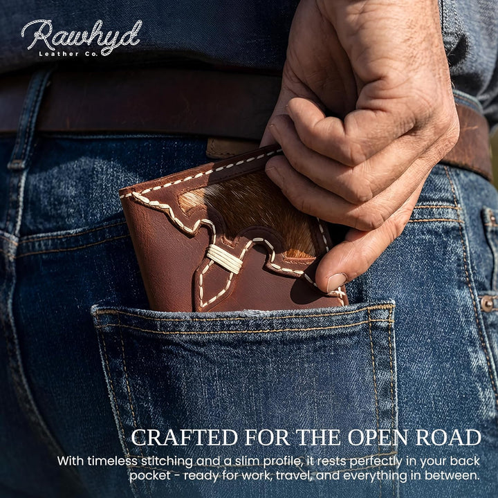 RAW HYD Cartera larga para hombre \u2013 Cartera de vaquero de rode...