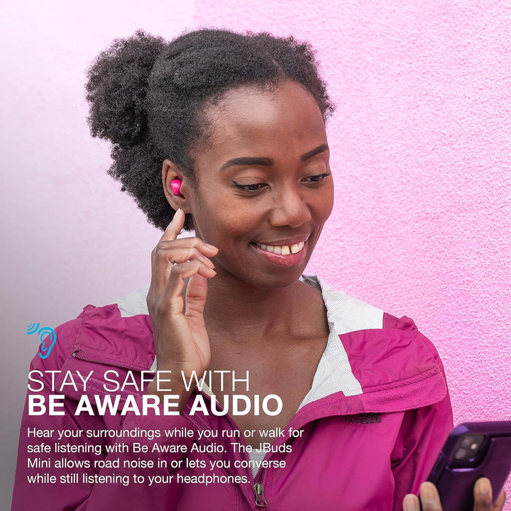 JLab JBuds Mini Auriculares Bluetooth inalámbricos + funda de carga...