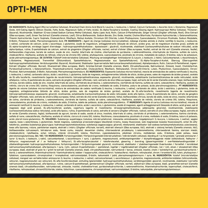 Optimum Nutrition Opti-Men - Tabletas multivitamínicas paquete de 9...