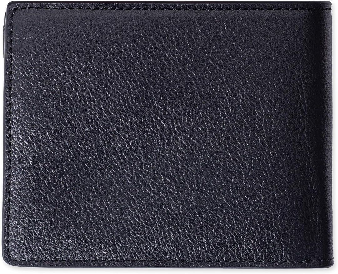Cartera de cuero RFID para hombre de Cole Haan, plegable diaria