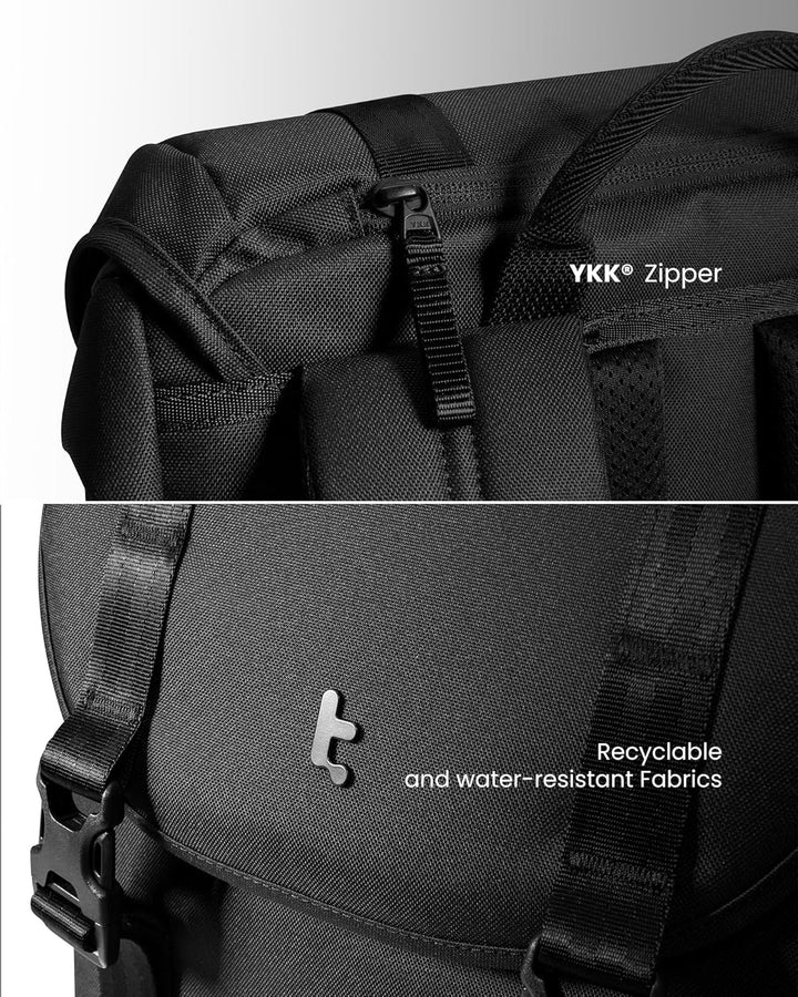 tomtoc Mochila para portátil con solapa de 22L, ligera, resistente...