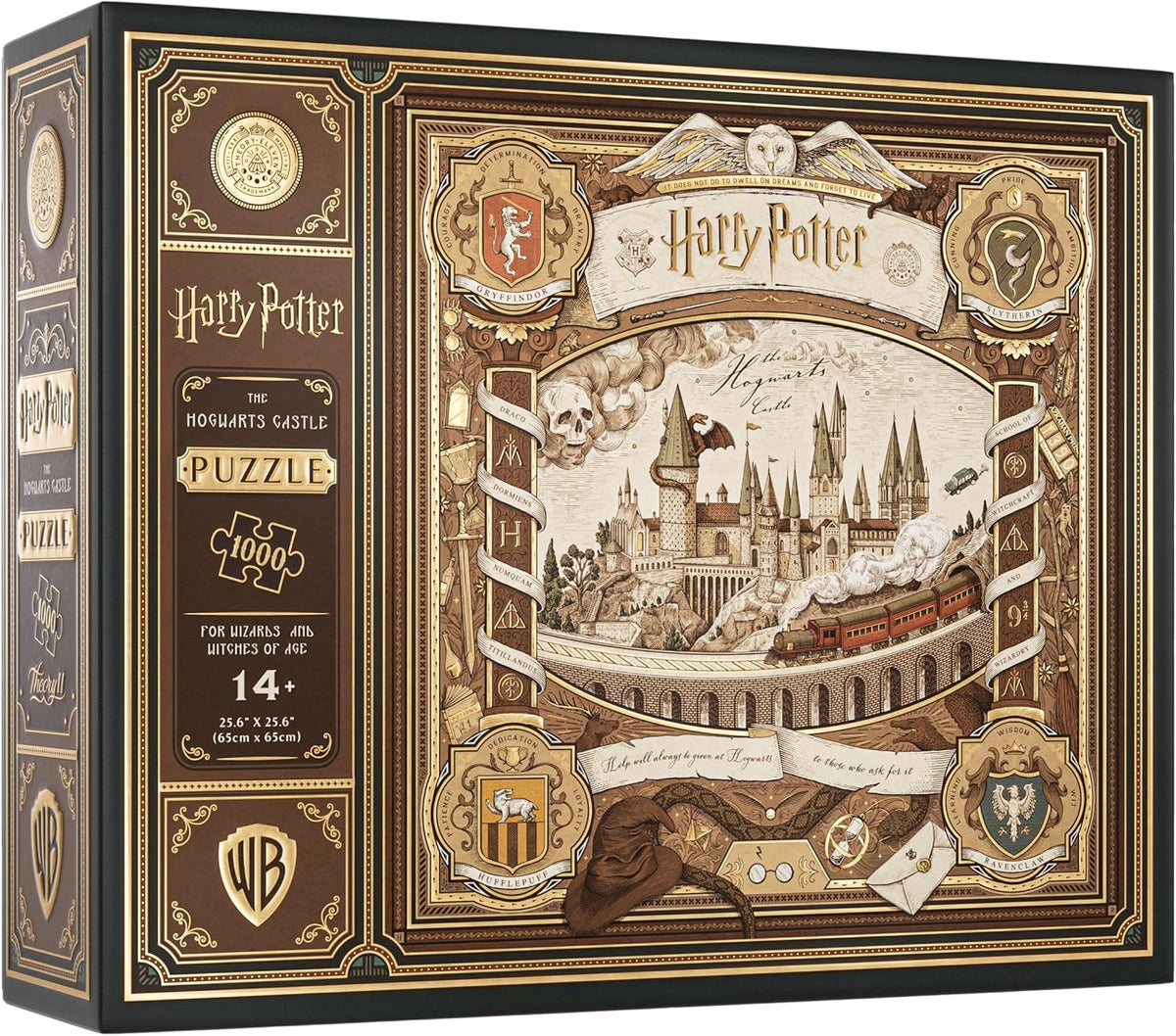 theory11 Rompecabezas de Harry Potter - Rompecabezas de 1,000 piezas - Mercancía y coleccionables oficialmente licenciados de Harry Potter - Ajuste de precisión y calidad premium - Rompecabezas de