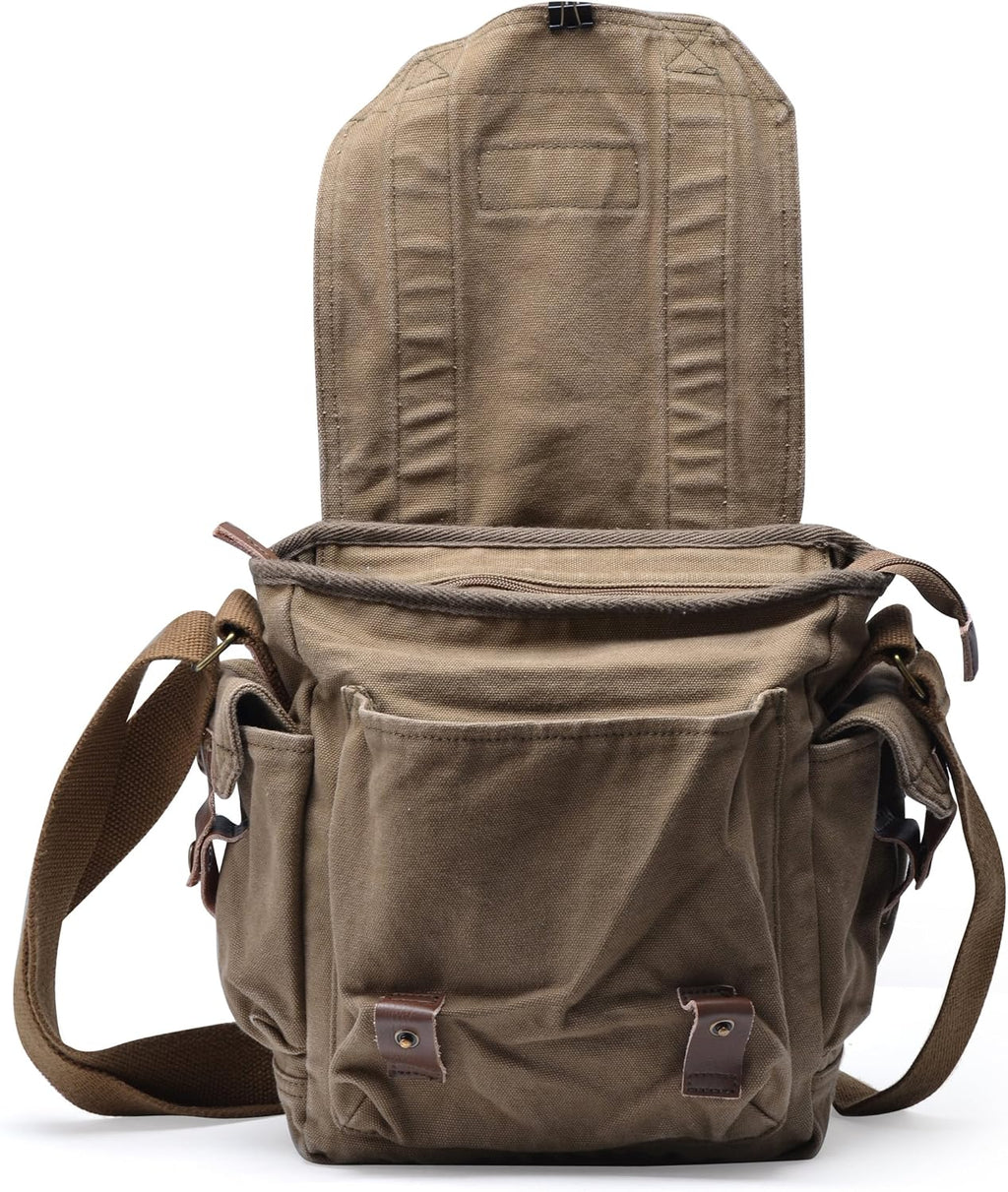 Bolso bandolera de lienzo Gootium - pequeño, vintage, de hombro, bandolera cruzada