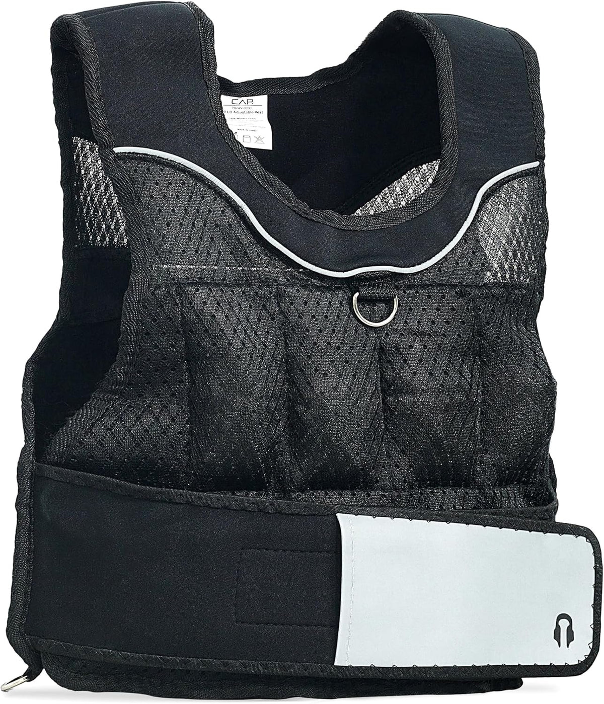 CAP - Chaleco con peso ajustable de 20 a 150 libras para entrenamiento de fuerza, correr y entrenamientos, chaleco de peso para hombres y mujeres, chaleco de entrenamiento de fitness