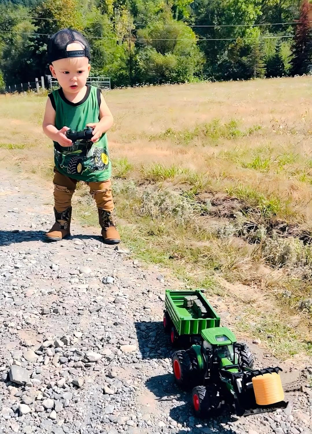 Juguete de tractor a control remoto juego de tractor RC