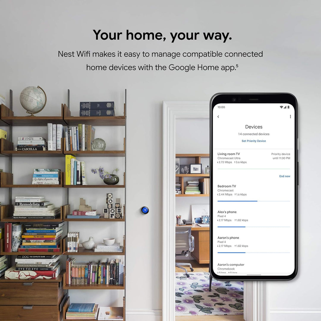 Google Nest - Router WiFi Bluetooth - Router Wi-Fi de