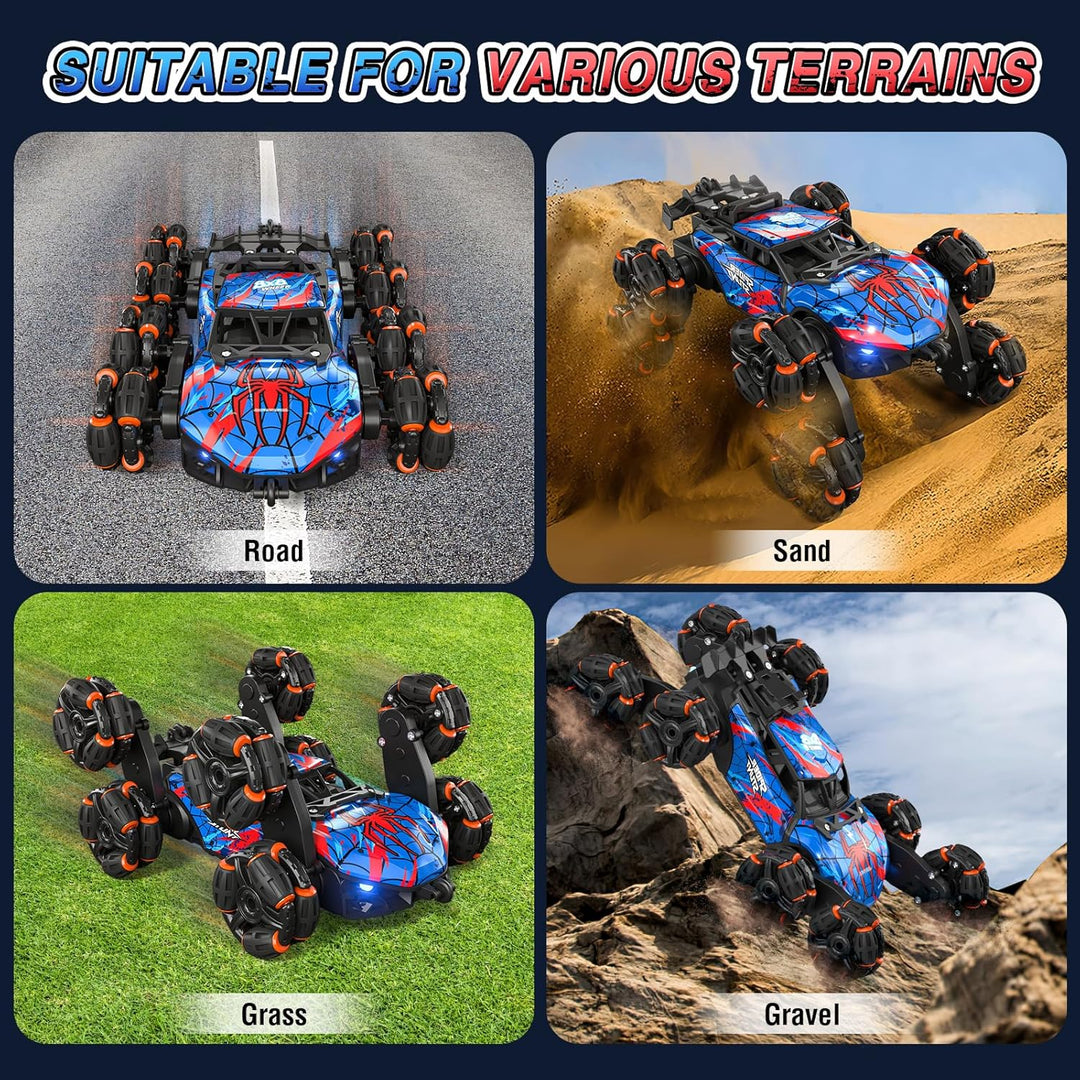 Sunrad 8WD - Auto de acrobacias RC con detección de gestos