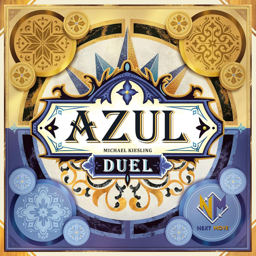 Asmodee Azul Duel Juego de mesa – Juego de estrategia competitivo de colocación de fichas cara a cara, impresionante arte de mosaico y juego rápido para niños y adultos, a partir de 8 años, 2