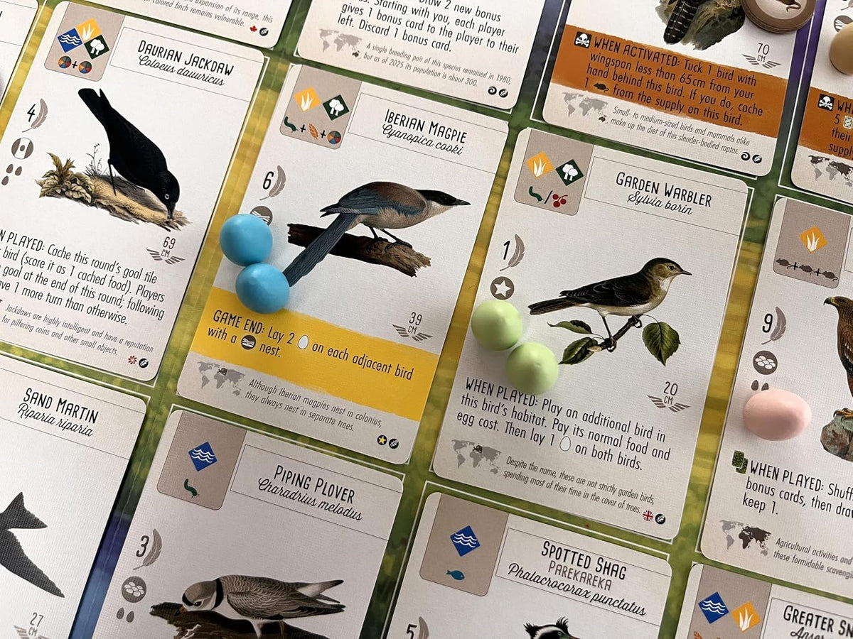 Stonemaier Games: Paquetes de Promoción de Aves Diseñadas por Fans de Wingspan | 150 Nuevas Aves Diseñadas por Fans Usando Poderes del Juego Base y Expansiones | Arte Consistente con las Aves
