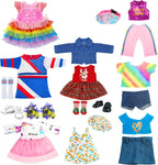 Ropa de muñeca de 18 pulgadas, accesorios para muñecas ARTST
