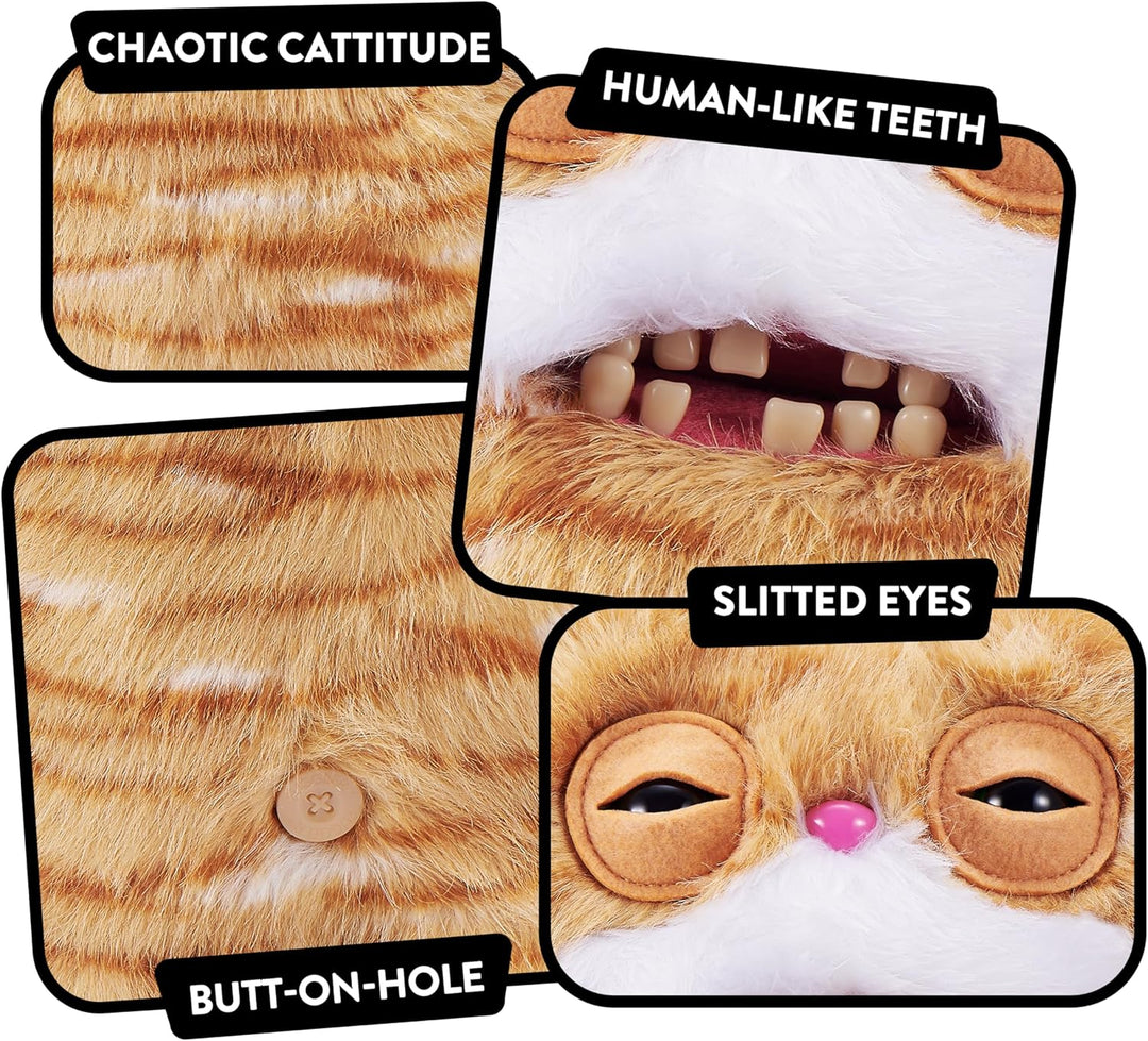 Fuggler ZURU - Juguete de peluche Alley Cats de 9