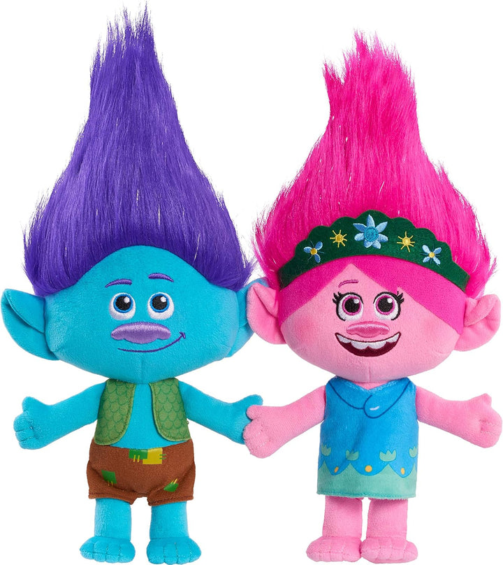 DREAMWORKS TROLLS - Paquete de 2 peluches de amistad de Poppy y Bra...