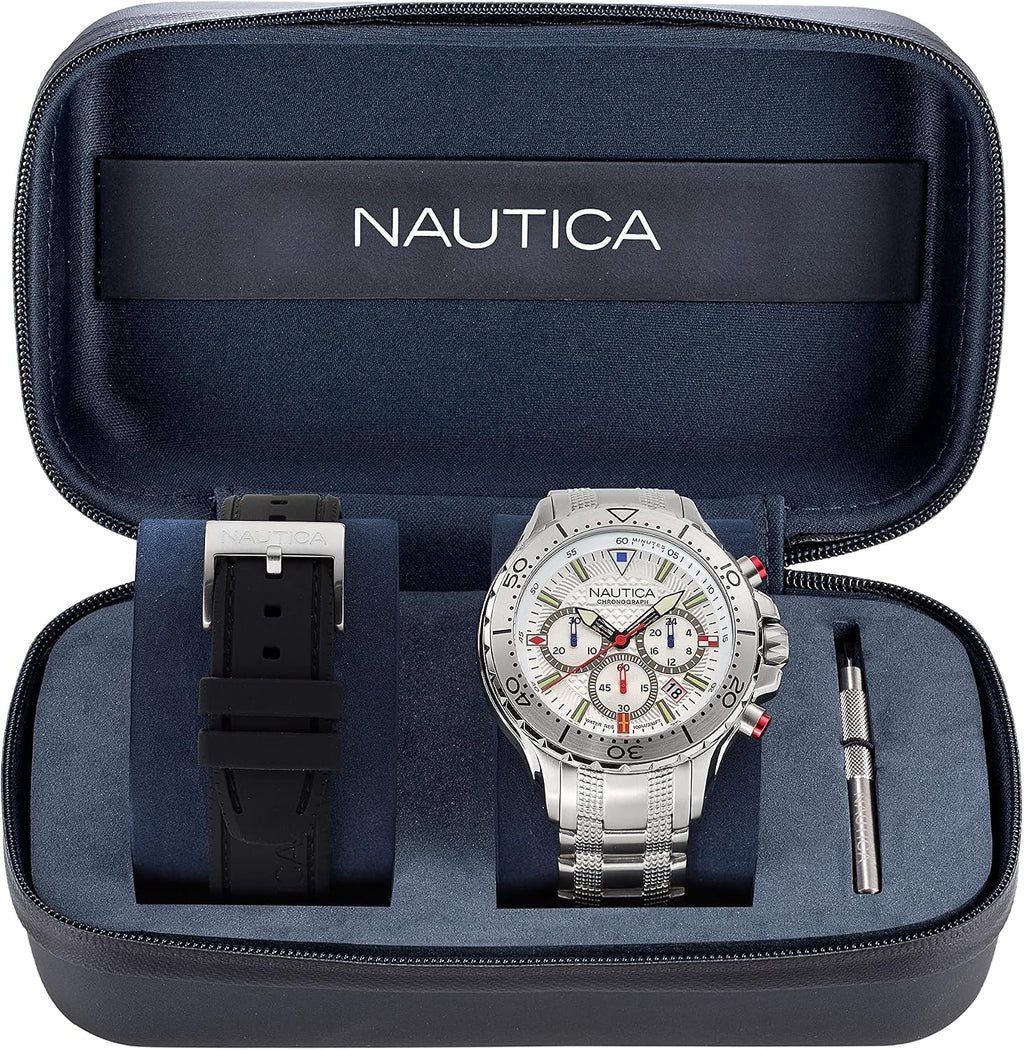 Reloj Nautica NST Chronograph para hombre 49 mm