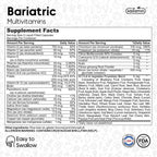 Multivitamínico bariátrico con hierro, tapas líquidas una vez, 120 unidades (1 paquete)