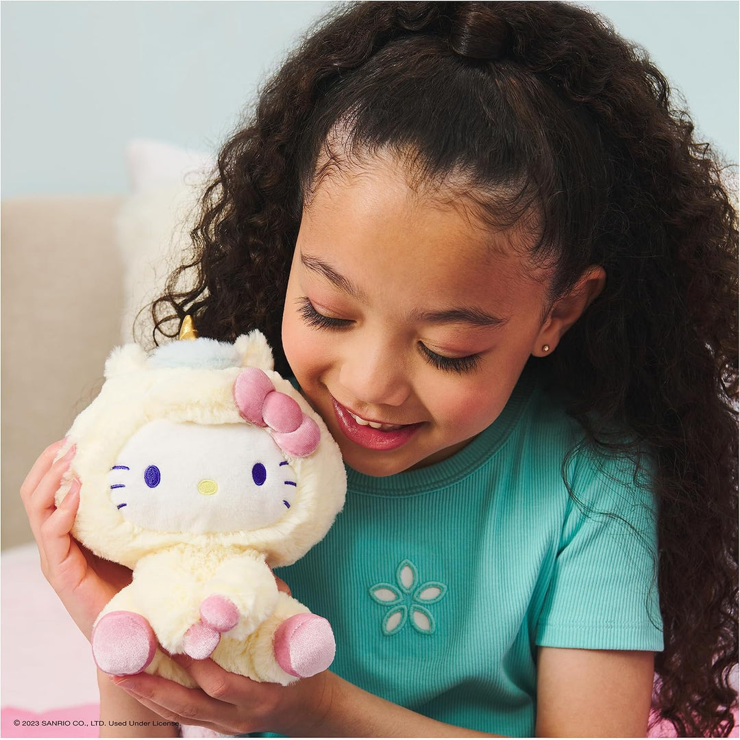 GUND Sanrio Hello Kitty - Juguete de peluche de unicornio