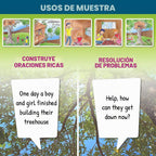 Story Cues - Tarjetas de secuenciación especializada, materiales de terapia del habla, juego de habilidades sociales, juegos de estudiantes de idioma inglés, tarjetas de narración de