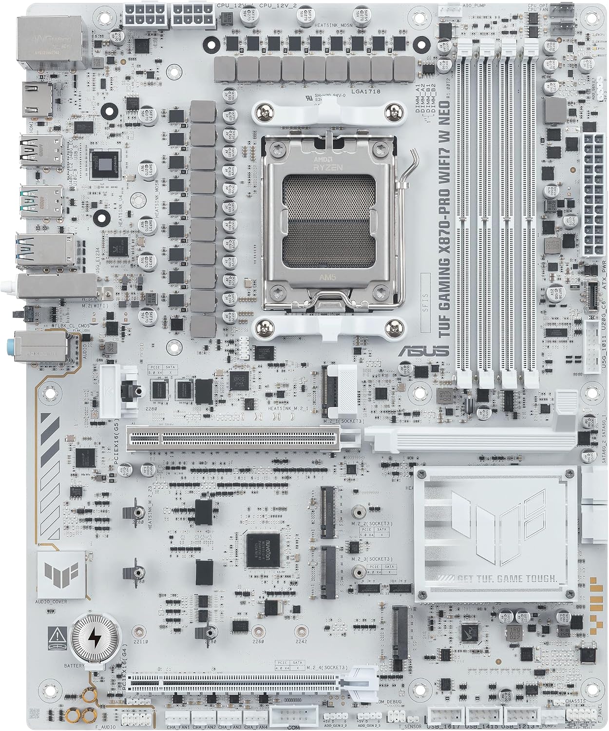 ASUS TUF Gaming X870-PRO WIFI7 W NEO AM5 ATX placa base, DDR5, ajus...