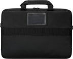 Targus Bolsa para laptop de 12-14 pulgadas para negocios y viajes, color negro, bolsa de mensajero para computadora para hombres y mujeres, material duradero resistente al agua, se adapta a laptops y Chromebooks de 12-14 pulgadas (TBS579GL)