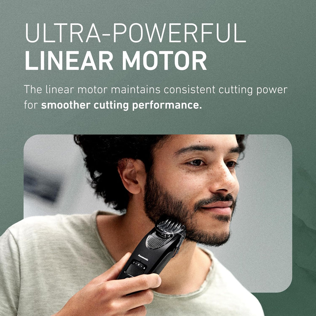 Panasonic Recortadora de barba para hombres inalámbrica de precisió...