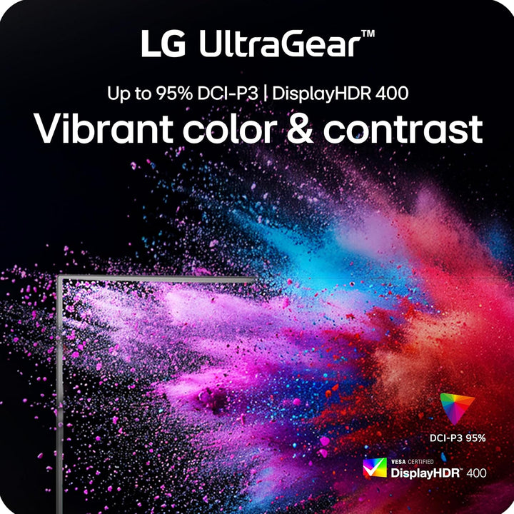 LG 27GR83Q-B Monitor de juegos UltraGear QHD (2560x1440) IPS de 27...