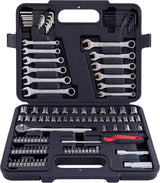 MECHMAX Juego de herramientas mecánicas de 121 piezas, juego de lla...