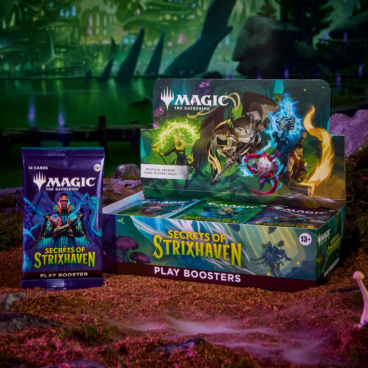 Magic: The Gathering Secrets of Strixhaven - Caja de Sobres de Juego (30 Sobres)