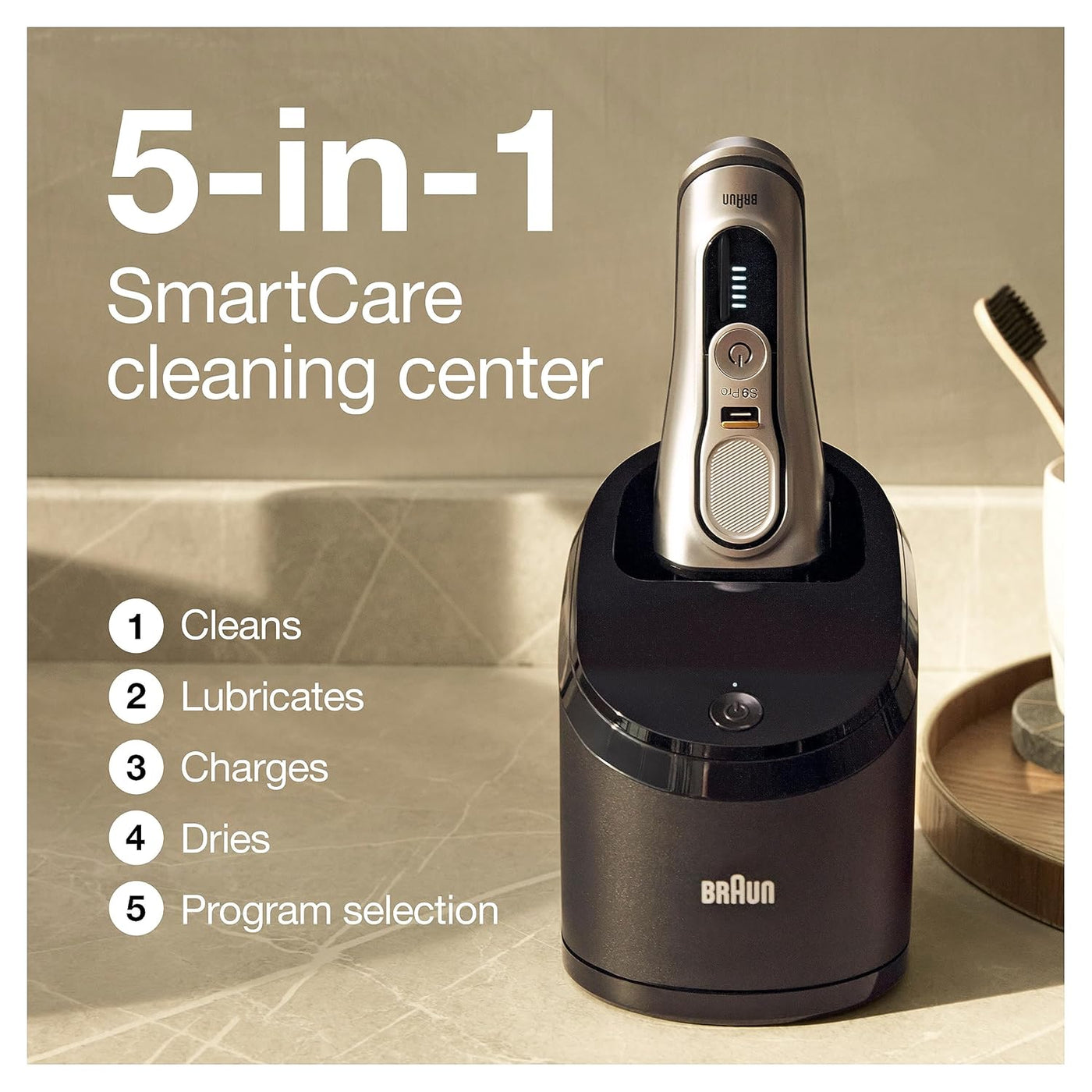 Braun Series 9 Pro 9487cc Afeitadora eléctrica para hombre, para us...