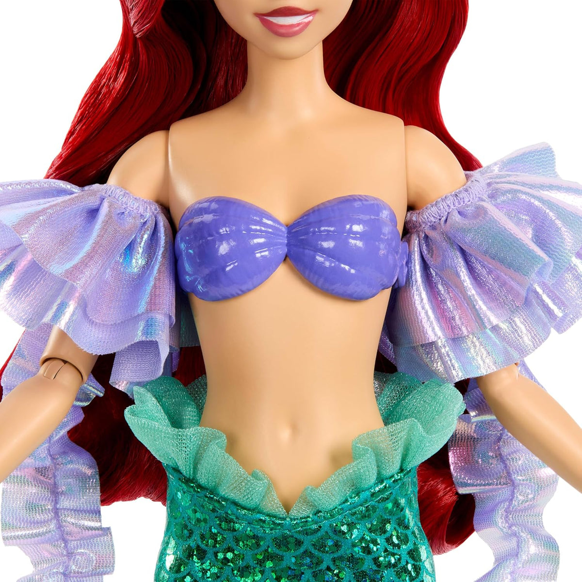 Muñeca de colección Ariel Sirena de la Princesa Disney Mattel, con Vestuario Brillante