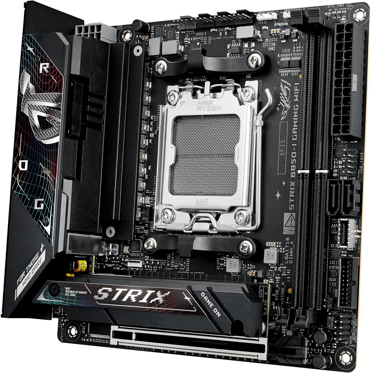 ASUS ROG Strix B850-I Gaming WiFi AMD AM5 B850 Mini-ITX mITX Placa...