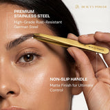 Beauty Power Pinzas Inclinadas Profesionales de Ultra-Precisión par...