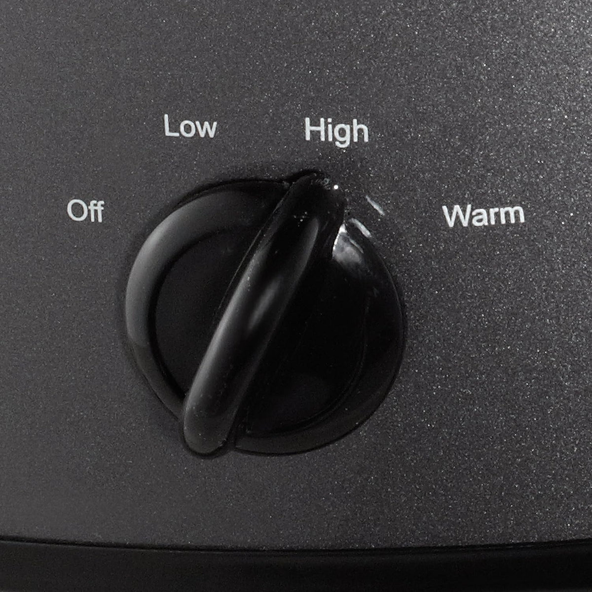 Crock-Pot Olla de cocción lenta manual de 7 cuartos de galón, tamaño familiar que sirve a más de 8 personas y se adapta a asados de 6 libras, gres extraíble con ajuste de calentamiento, apto para lavavajillas para una fácil limpieza, carbón