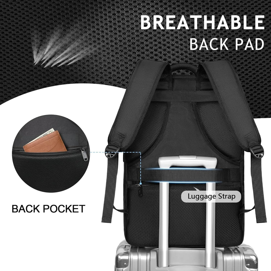 MATEIN - Mochila de viaje, equipaje de mano de transporte aprobado...