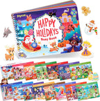JoyCat Imagination Busy Book para niños pequeños de 3 a 5 años, inglés, Mundo de la imaginación
