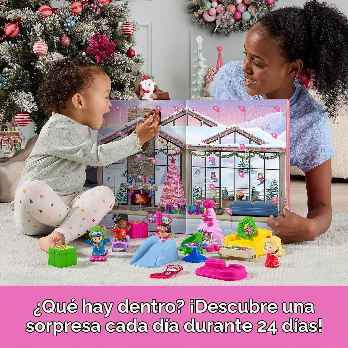 Fisher-Price Calendario de Adviento de Little People Barbie