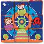 Melissa & Doug K 's Juego de bloques blandos para combinar y construir para niños