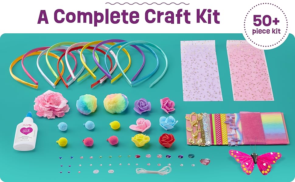 Pretty Me Kit de fabricación de diademas para niñas regalo