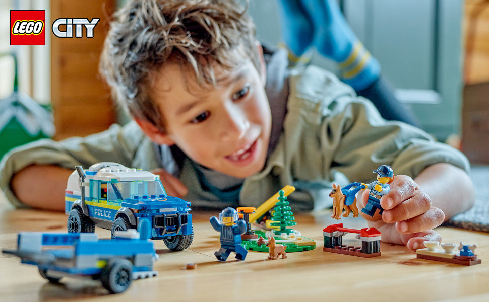 LEGO City Mobile 60369 - Coche de juguete para perros