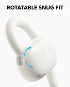 V20I by Anker Open-Ear Headphones, Rotatable Ear Hooks, Ultra-Comfort, Snug Fit, White