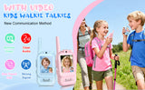 Walkie Talkies de video para niños con pantalla de