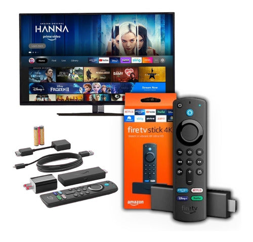 Fire Tv 4k Ultima Versión Control Por Voz Botones Directos