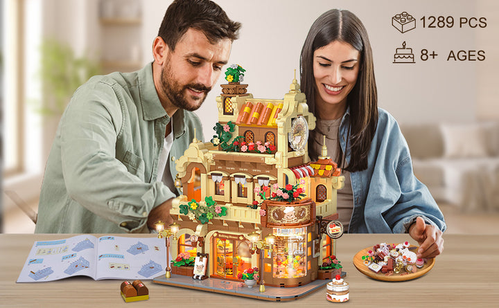 City Bakery Cafe House - Juego de construcción de casa con
