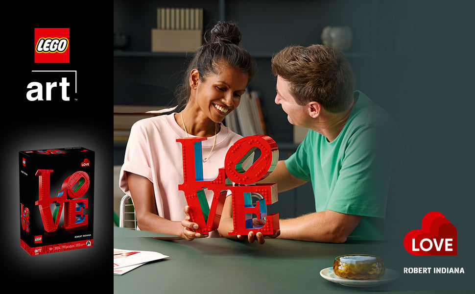 LEGO Art Love Juego de construcción coleccionable Kit de