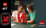 LEGO Art Love Juego de construcción coleccionable Kit de