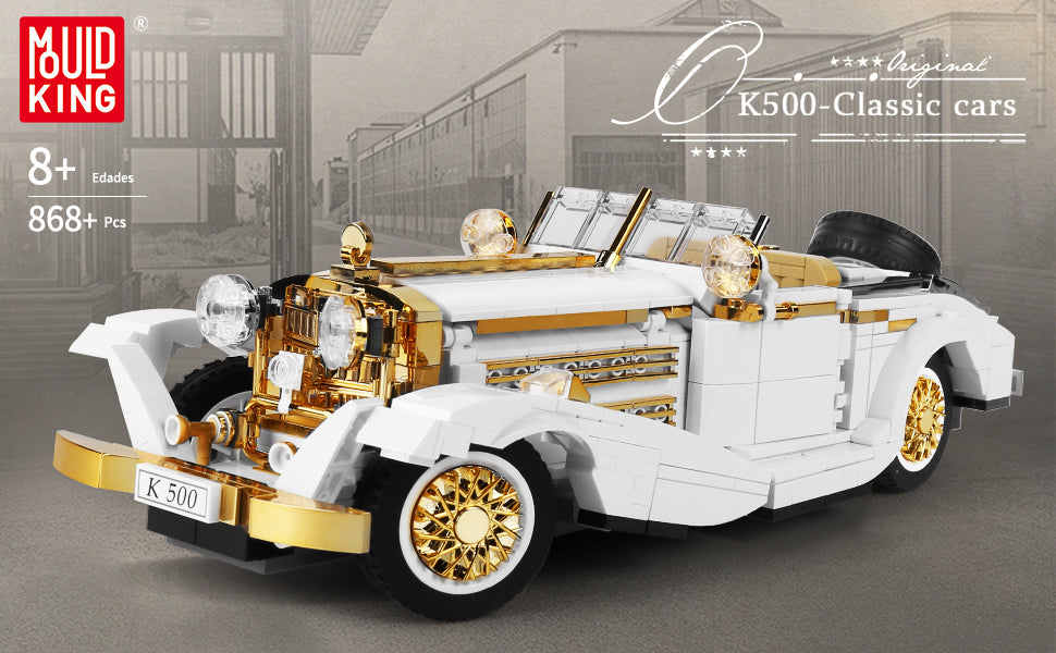 Mould King MOC - Kit de modelo de automóvil clásico 10003