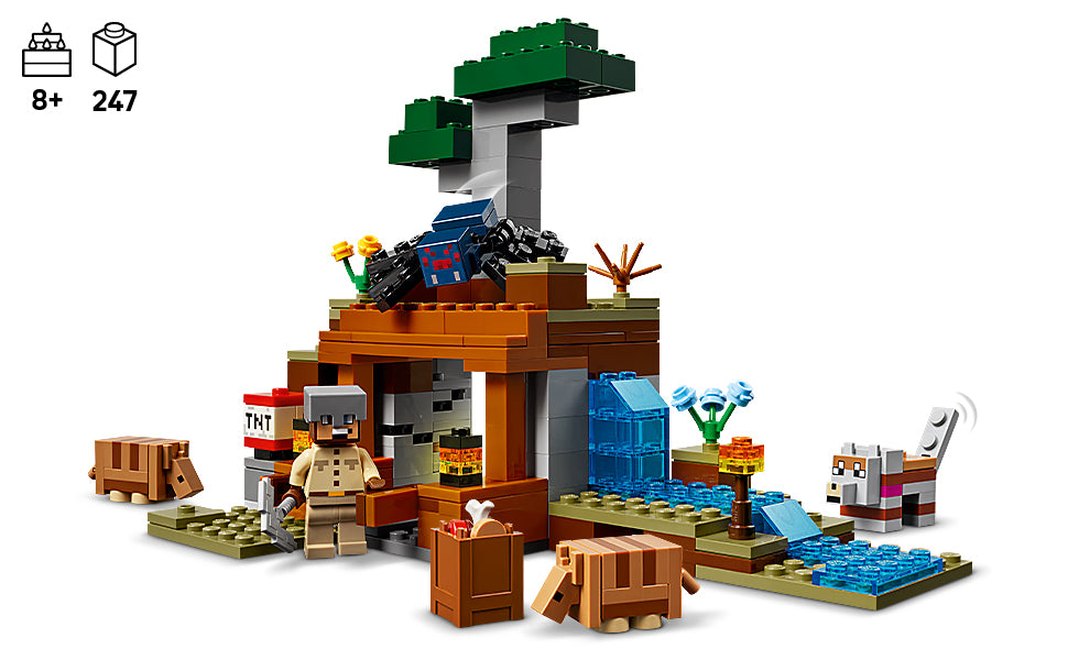 LEGO Minecraft The Armadillo Mine Expedition Figuras de