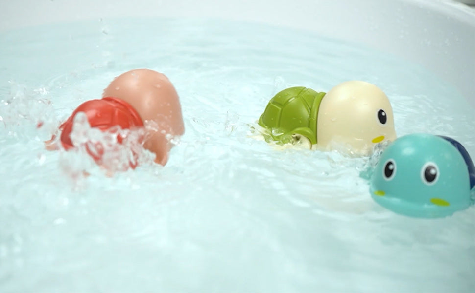 SEPHIX - Juguetes de baño a cuerda regalos para bebés